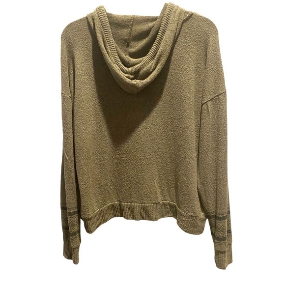 No Frills Los Angeles women's size XL soft lightweight green hoodie slouchy - Picture 4 of 7